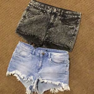Stretchy Mini Jean Shorts